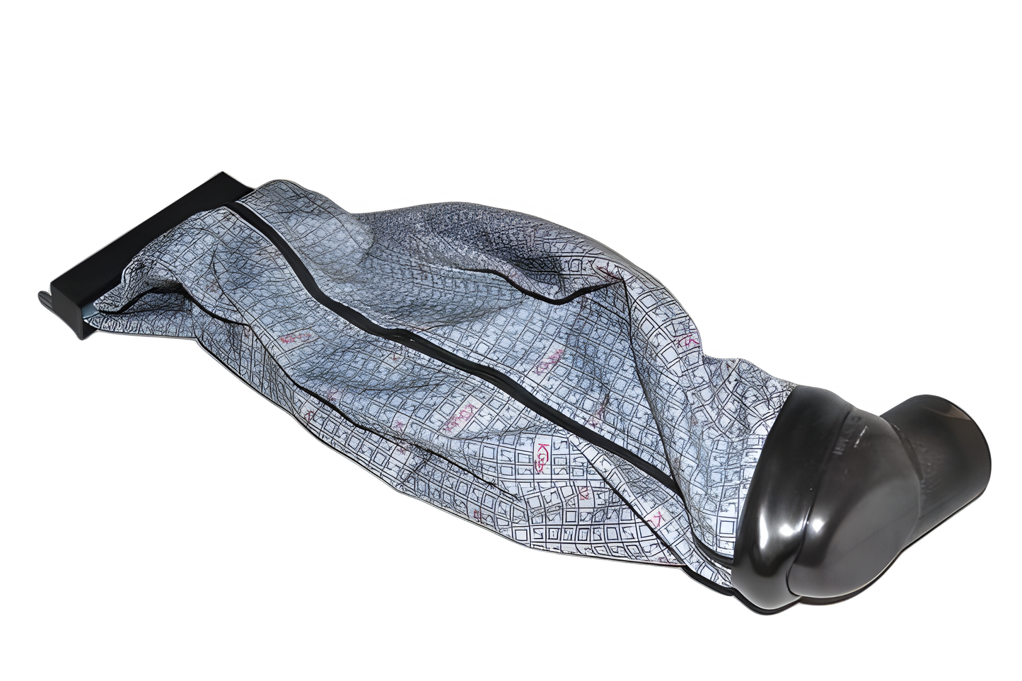 Cloth Bag with Mini Emptor for Kirby Model# Hii/lgi Vacuum, Gray #187184S