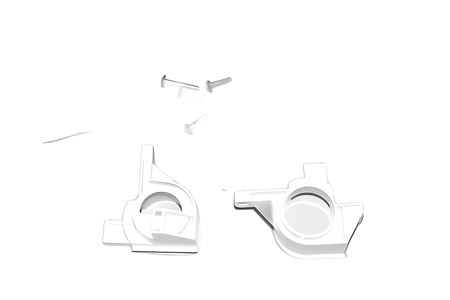 Hoover Trunnion Cover Set with Screws Left / Right Vacuum #412007001