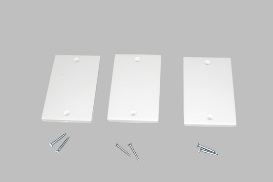 TEMPORARY INLET COVER,WHITE-CENTRAL VAC(3PK)