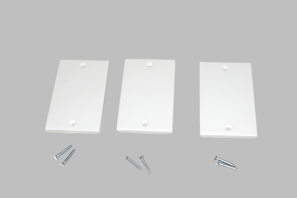 TEMPORARY INLET COVER,WHITE-CENTRAL VAC(3PK)