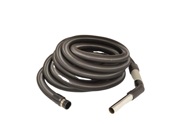 HOSE COMPLETE-30FT,CENTRAL VAC,CRUSH PROOF,BLACK