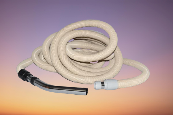 Vacuflo / Vacumaid Non-Electric 30 ft Straight Suction Hose for Central Vacuum Systems, Fits 1.25