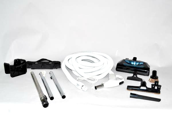 35' Central Vac Attachement Kit with Pigtail Connection - Fits Many Built In Vacuum Brands
