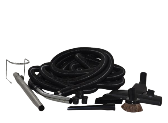 CENTRAL VAC KIT,30ft C.P. HOSE W/TOOLS NO POWER NOZZLE