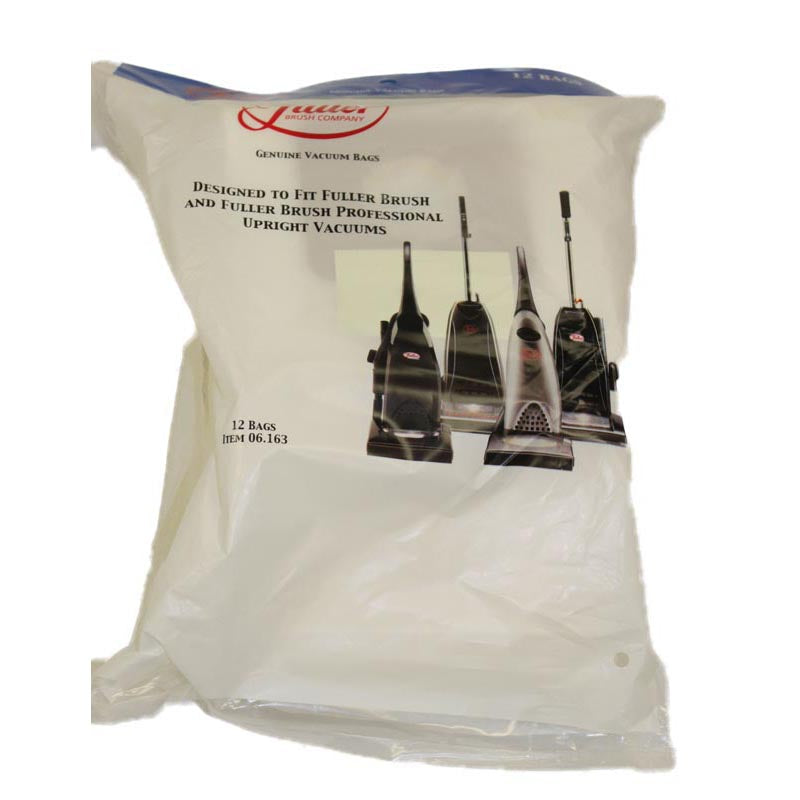 Fuller Brush, Fuller Brush Professional and Carpet Pro Upright Bags 06.163, FBP-12, 845-12 - 12 pack