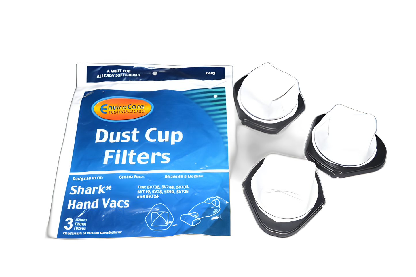 Filter for Shark Xsb726n Hand Vac, 3pksv780, Sv75 Vacuum #F649