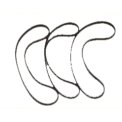 Euro-Pro UV615 / H / K Vacuum cogged Belts 1005FM - 3 Pack