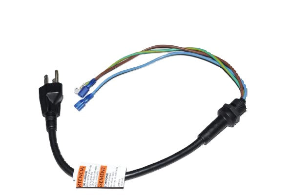 Proteam Power Cord (18" 16/3) Assembly Complete w/Strain Relief w/Locknut and Washer 103334