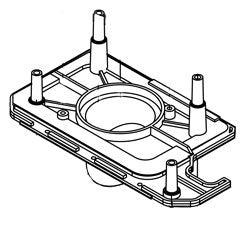 Proteam Proforce 1200, 1500 Bag Cover Nozzle Plate - 104239