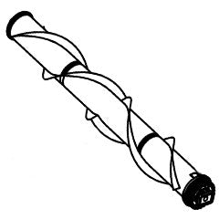 Proteam 1200XP, 1500XP 12" Upright Brush roll - 107163