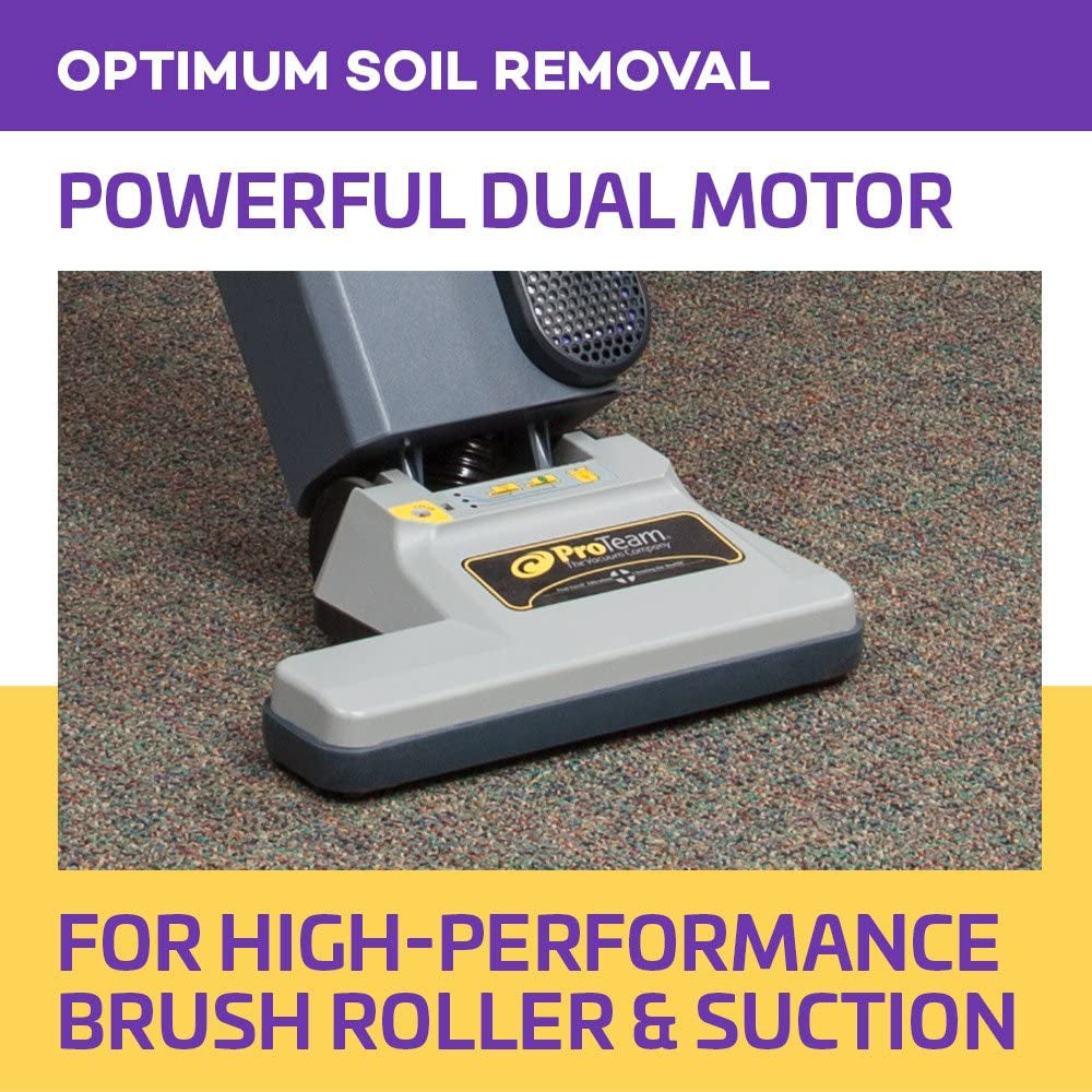 ProTeam ProForce 1200XP Bagged Upright Vacuum Cleaner with HEPA Media Filtration