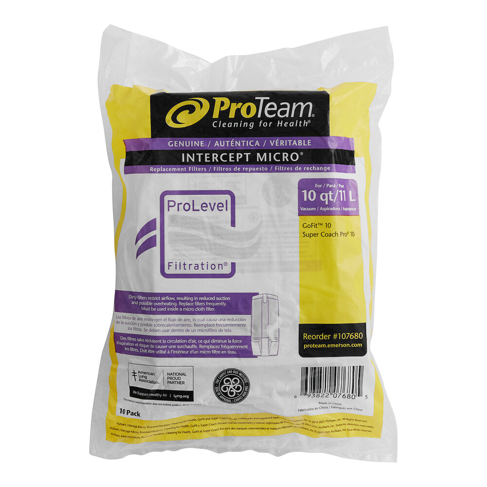 PAPER BAGS-PROTEAM,10PK,SUPERPRO 10,GoFit 10 BACKPACK