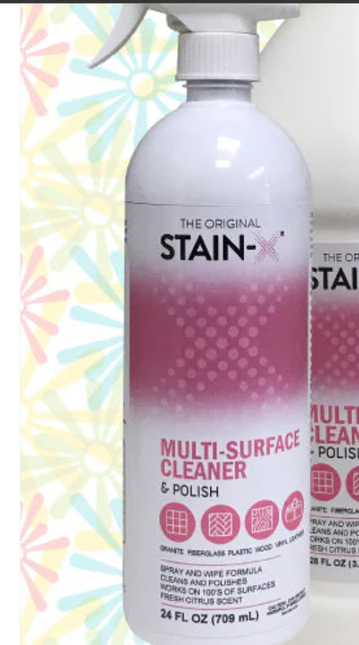 New Packaging 51232-06S MULTI-SURFACE POLISH,STAIN X,24 OZ SPRAY BOTTLE