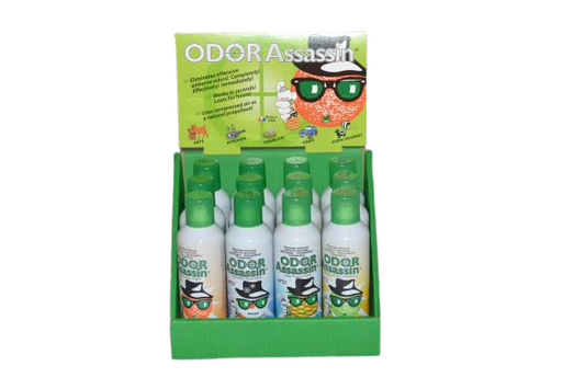 Air Freshener Odor Assassin Liquid 6 oz. NonSterile Can Assorted Scents