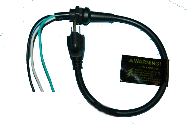 ProTeam Power Supply Cord w/ Strain Relief #100641