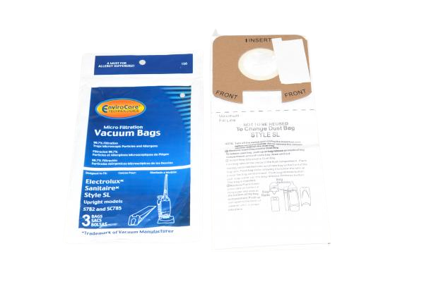 PAPER BAGS-EUREKA,SL,3PK,UPRIGHT,MICRO