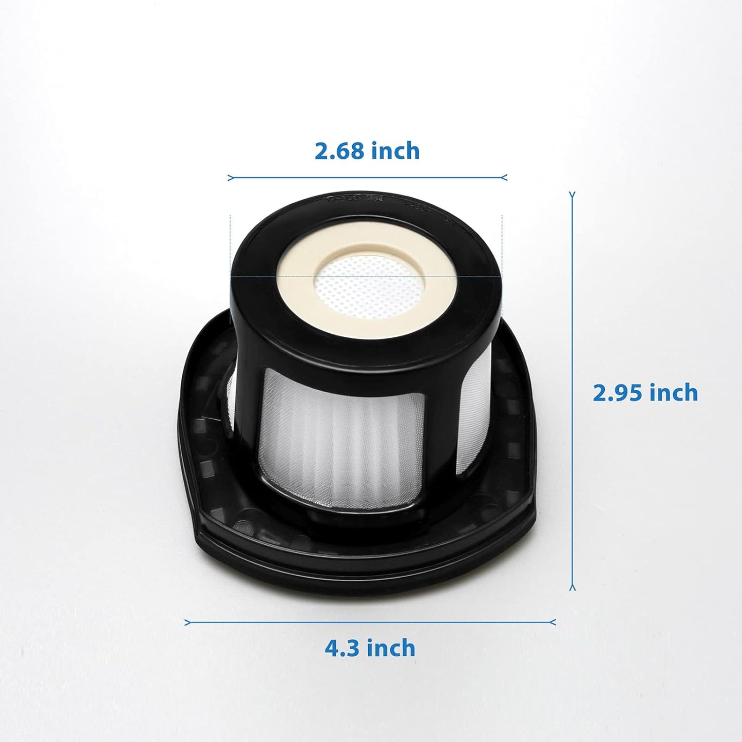 Vacuum Replacement Filter for Bissell Pet Hair Eraser Filter Hand Vacuum 2284W 2390 2389 2390A