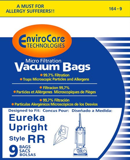Eureka RR Allergen Filtration Vacuum Bags - Generic - 9 pack