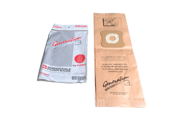 PAPER BAGS-KIRBY,GENERATION 3,3PK,UPRIGHT