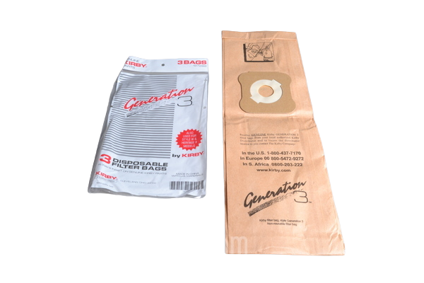 PAPER BAGS-KIRBY,GENERATION 3,3PK,UPRIGHT