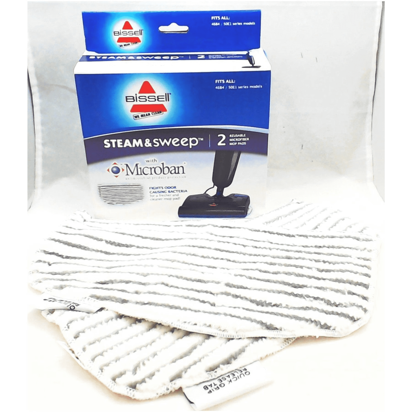 MICROBAN STEAM &SWEEP MOP PAD/BISSELL 46B4 MOP 19Q8