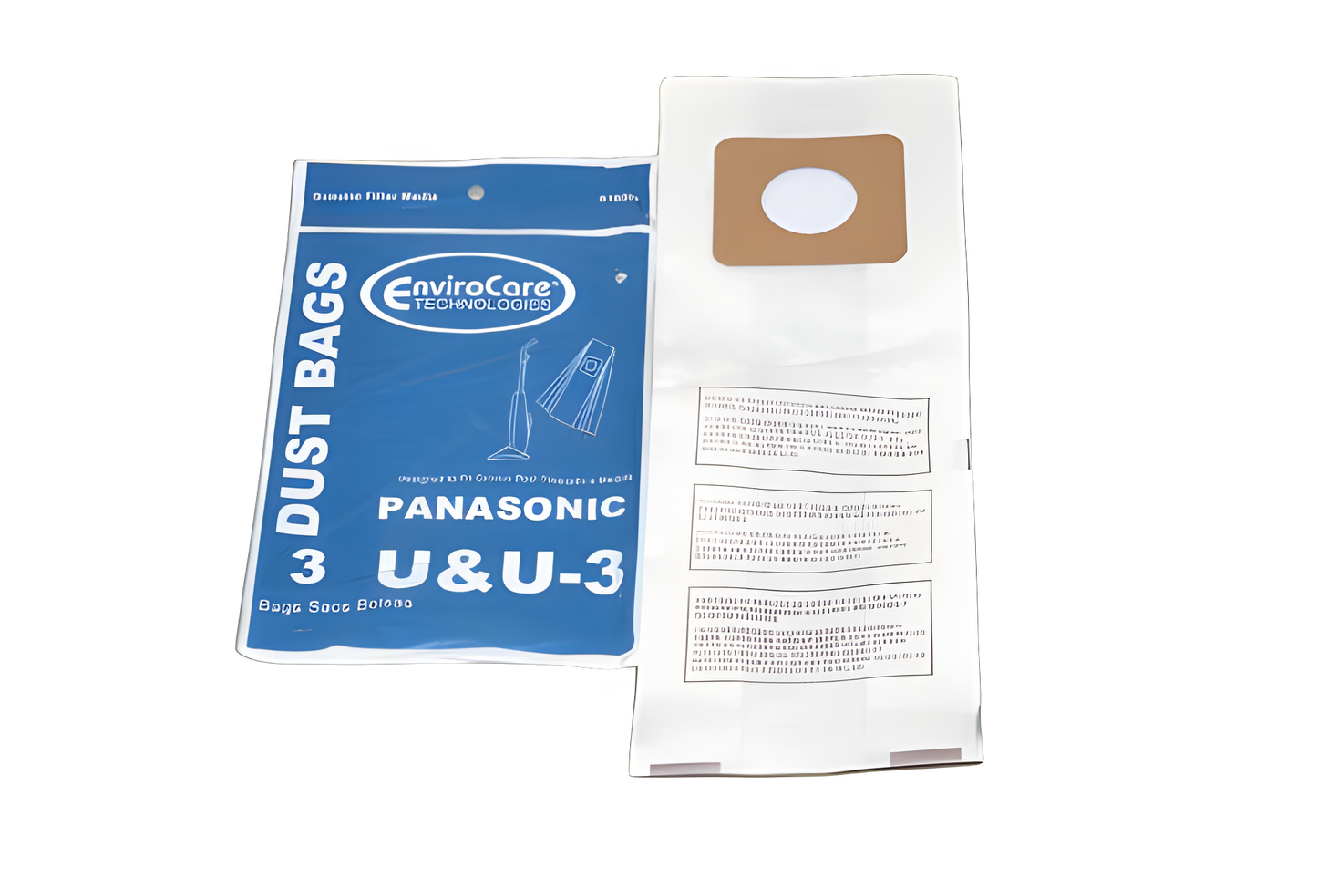 Paper Bags Panasonic, U 3, 3pk, Enviro, Upright Vacuum #816SW
