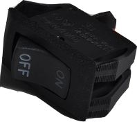 Bissell: B-010-8827 Switch, Blk Rect Rockr Proheat 1699/7901/7920/8905