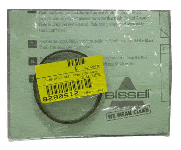 Bissell 215-0628 ProHeat Deep Cleaner Pump Flat Belt - Genuine