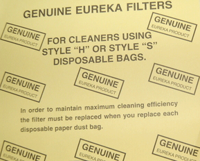 Eureka  52015 RD Filters - 4 Pack - Genuine