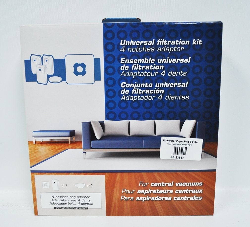 Power Star Old Style Genesis Vacuum Cleaner 3 Pk Paper Bags