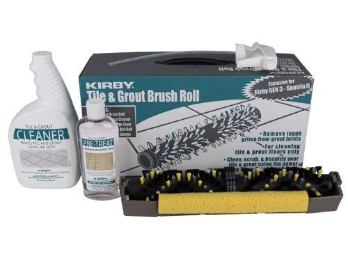 Kirby Tile and Grout Brush Roll Kit with Cleaning Solution. P/N: 237113 for G3, G4, G5, G6, G7, G7D, G10, Sentria, Sentria II, Diamond Edition and Ultimate G series.
