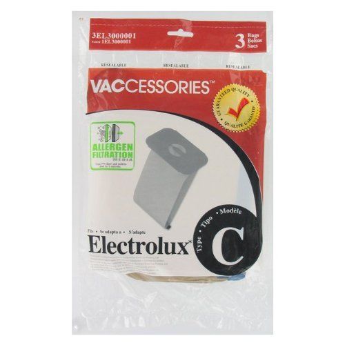 Electrolux Style C Canister Paper Bags # 3EL3000001 - 3 Pack