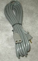 CORD-ELECTROLUX,20FT,BEIGE,ROUND,PINS FEMALE PLUG