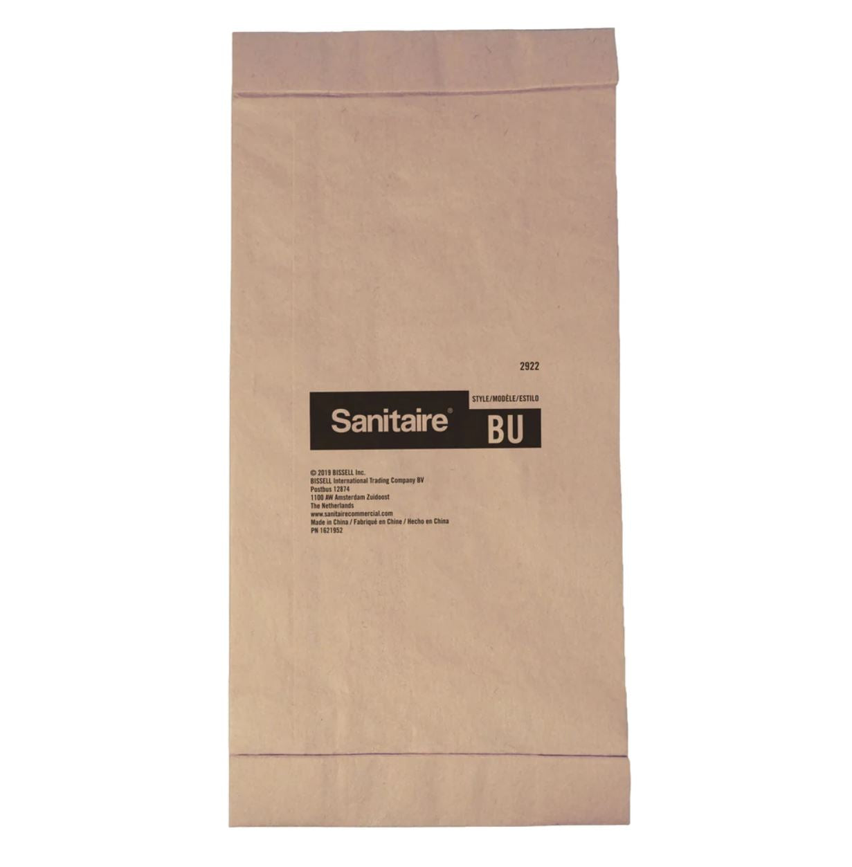 PAPER BAGS-SANITAIRE,BU,5PK,SL4110A COMMERCIAL 2922