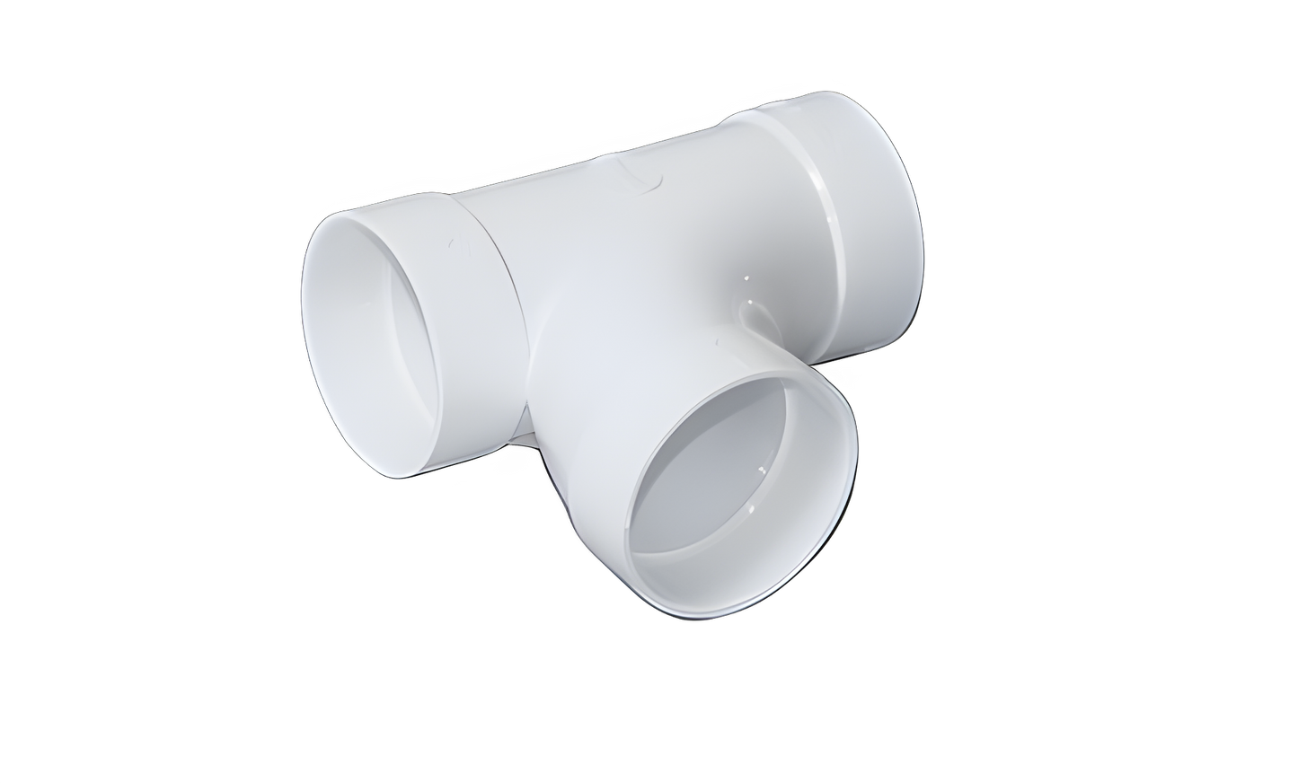 Plastiflex 90° Sweep Tee, Central Vac Fitting Vacuum #SV8048