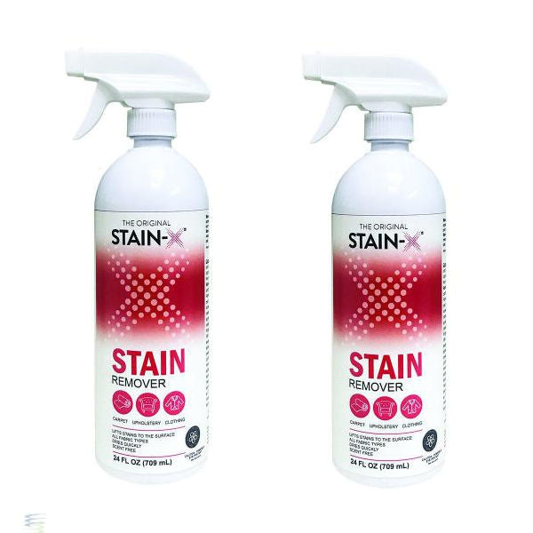 2x Stain X Carpet Spot Stain Remover 24oz Spray Bottles