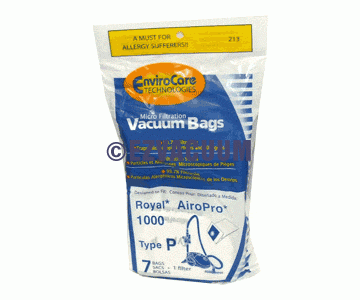 Royal 3-RY1100-001 Type P Vacuum Bags - Generic - 28 Bags