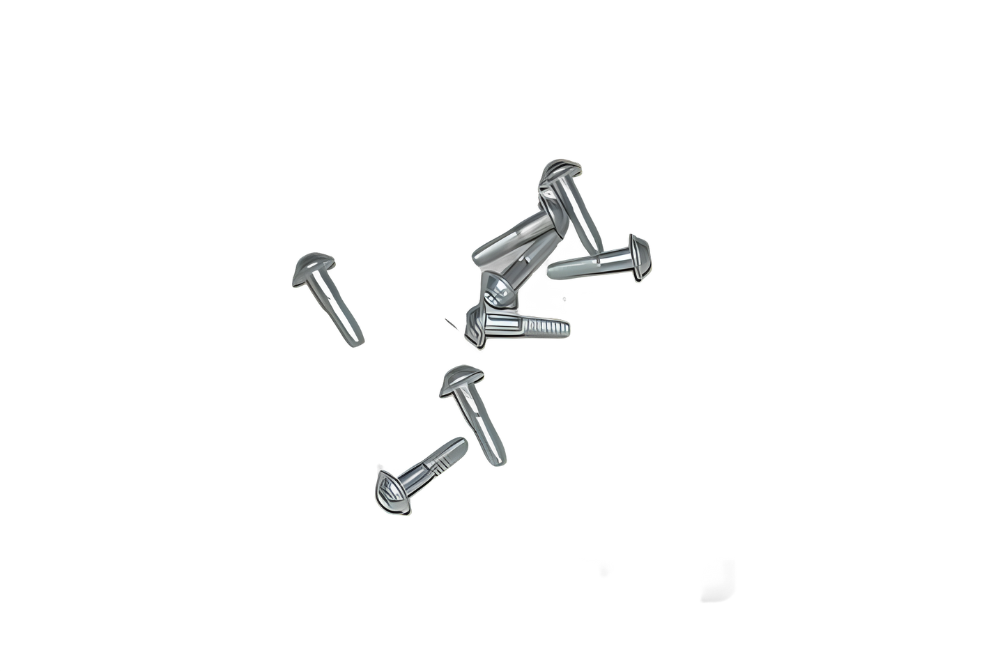 Kirby Torx Screw Scuff Plt & Cord Clip Silver Sold As A 10pk Vacuum #233596S