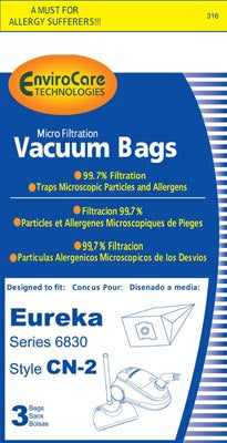 PAPER BAGS-EUREKA,CN-2,3PK,6831,CANISTER
