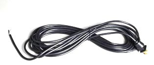 Fit All 30 Feet 18 Gauge 2 Wire Black Power Cord - 32-5460-09