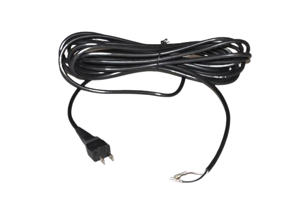 CORD REEL CORD-18ft,2 WIRE,W/TERMINALS,BLACK,SOFT