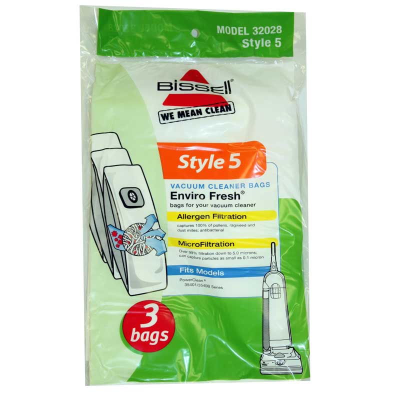 Bissell 32062, 32052 Style 6 PROLITE 3560 Vacuum Bags - 3 Pack