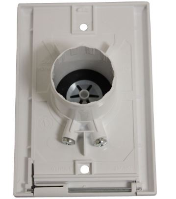 NuTone 330 Series Central Vacuum Inlet White 330W