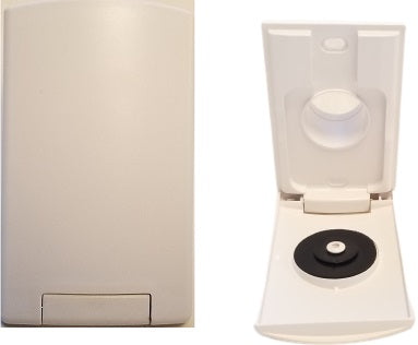 Plastiflex Central Vacuum Full Door Face Plate VEX-R, White, SV8026, Beam 015238