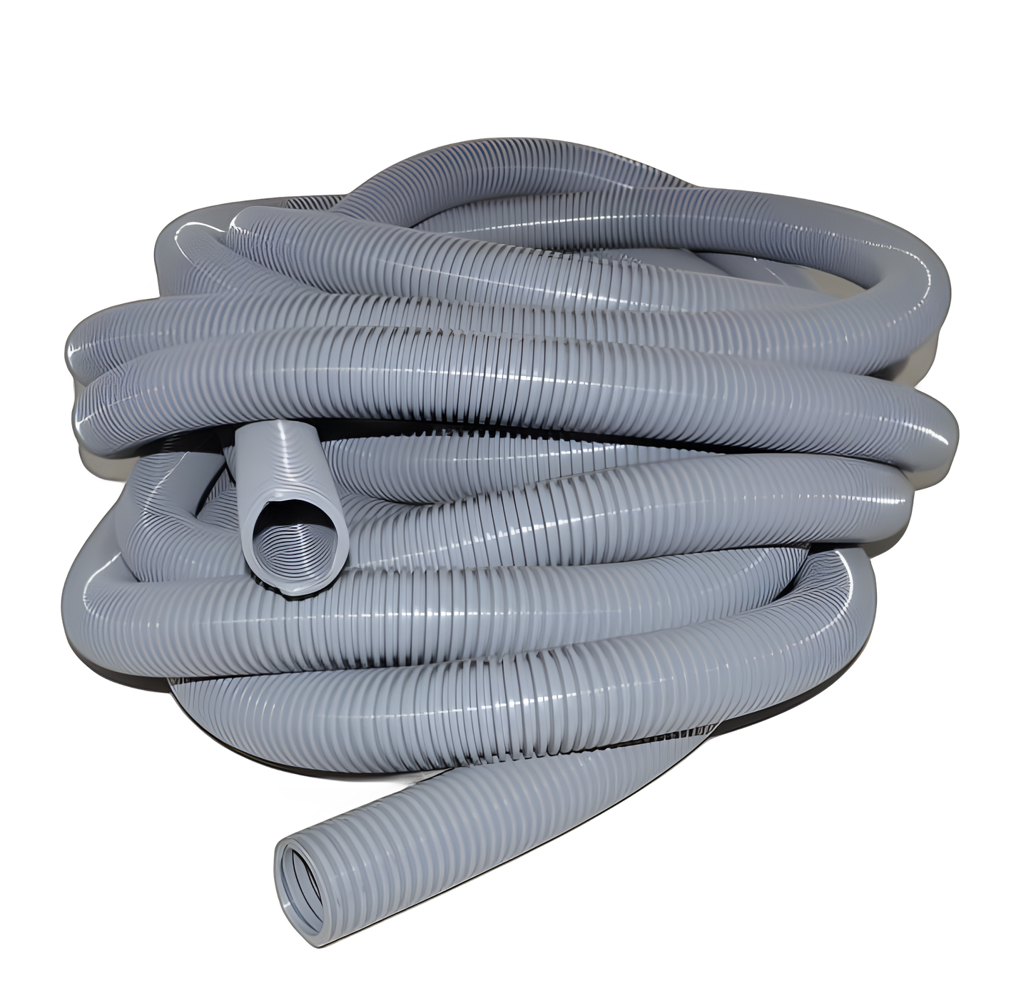 Fit All, Commercial Hose, 1 1/2 X 50' Crushproof, Smooth Finshgray Vacuum #7115008000