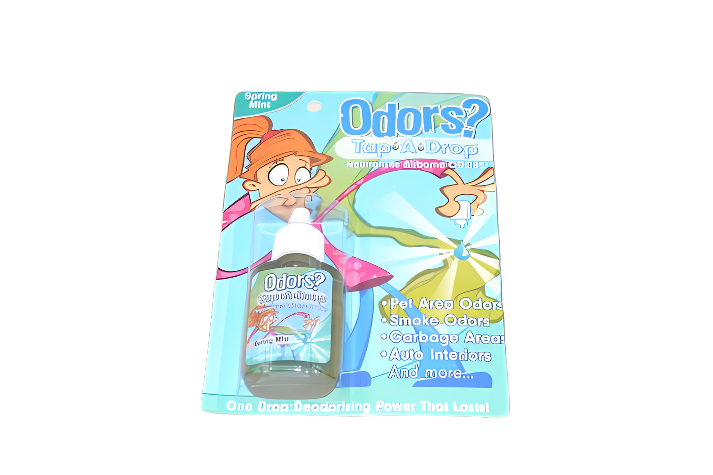 Nilodor Spring Mint Frag, Carded, Nilofresh Tap A Drop, 1/2oz Vacuum #401PR