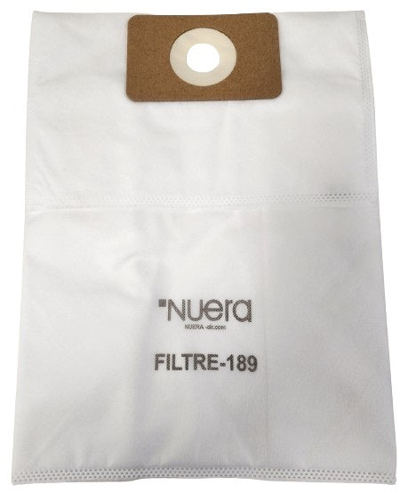 3 Central Vacuum Bags Filtre-189 for OVO Nadair Central Vacuum, 12.5L 3.2 Gal Disposable Bags, Triple Layer Filtration Leak Proof Design, Compatible with 700ST-25H 600-AL-18