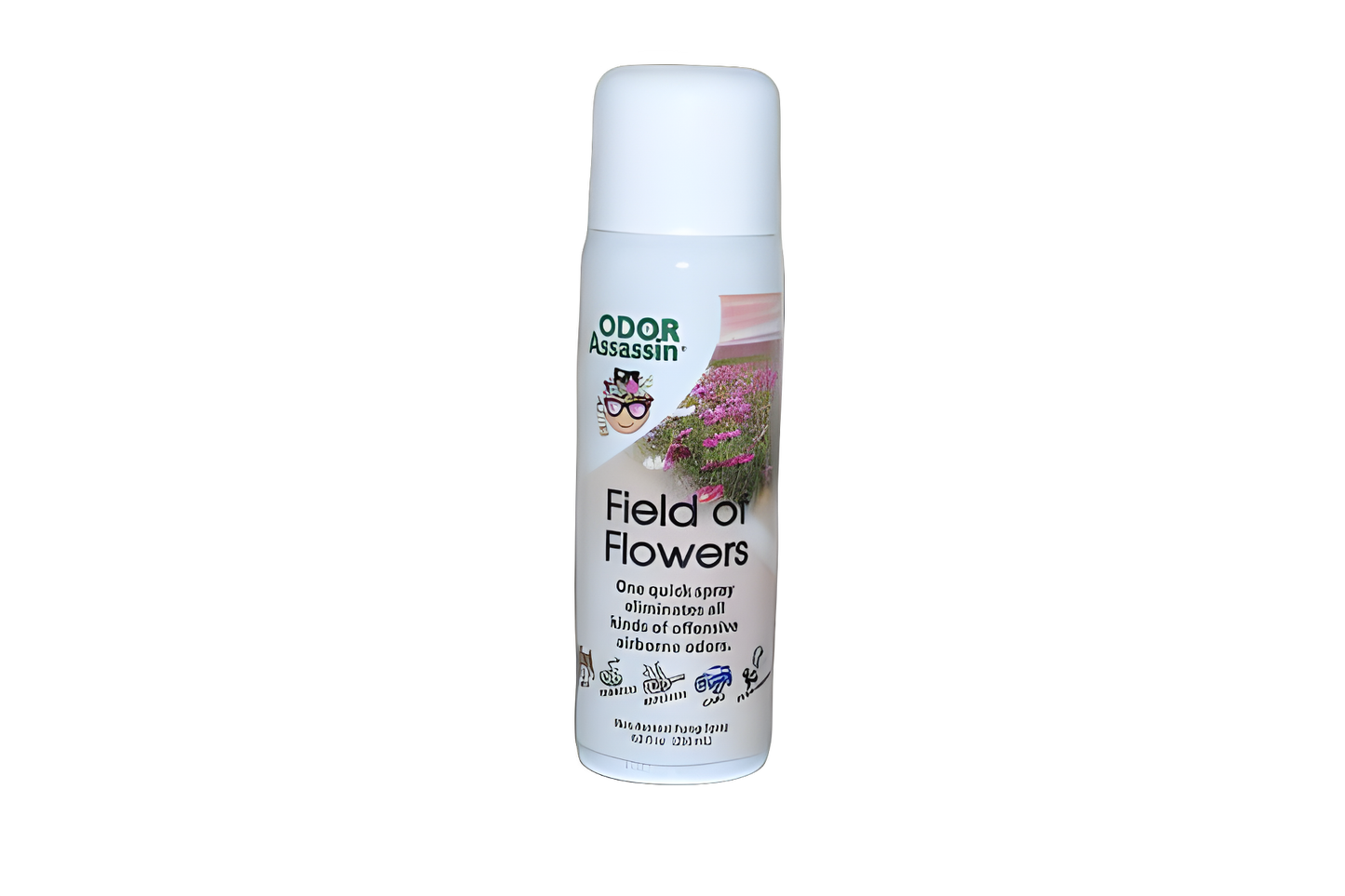 Odor Assassin Field of Flowers, 8oz Can Vacuum #129095