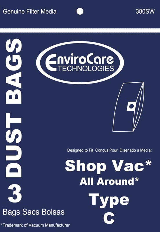 PAPER BAGS-SHOP-VAC,C,3PK,QAL 80,FLOORMASTER,REPL
