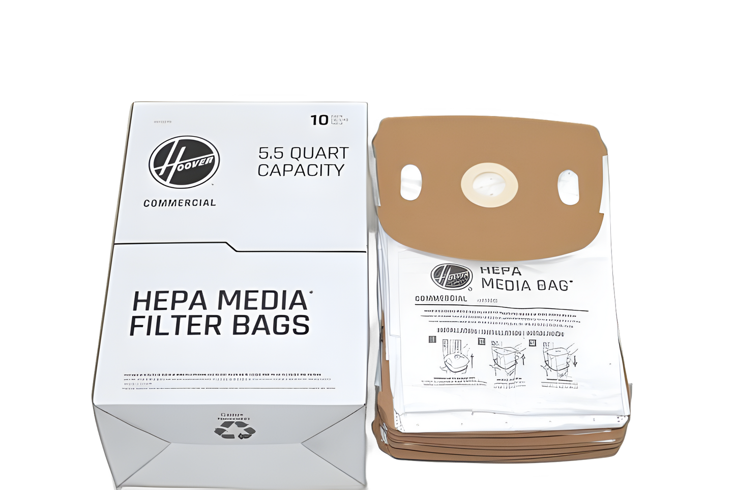 Paper Bags Hoover Ch90600v Backpack, 10pkch90600, Ch91600 Upright Vacuum #AH14010